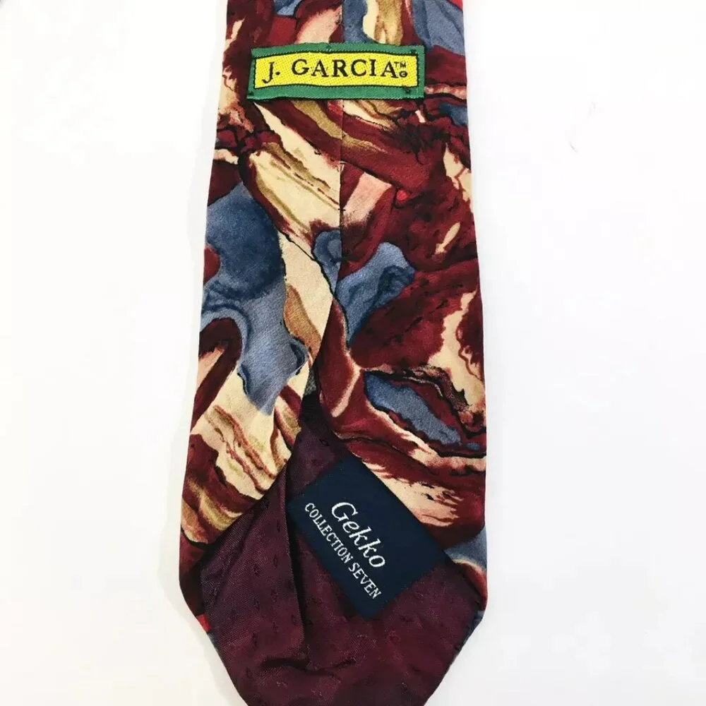 Jerry J. Garcia Lot Of 3 Men’s Ties Mixed Collections Grateful Dead Rock
